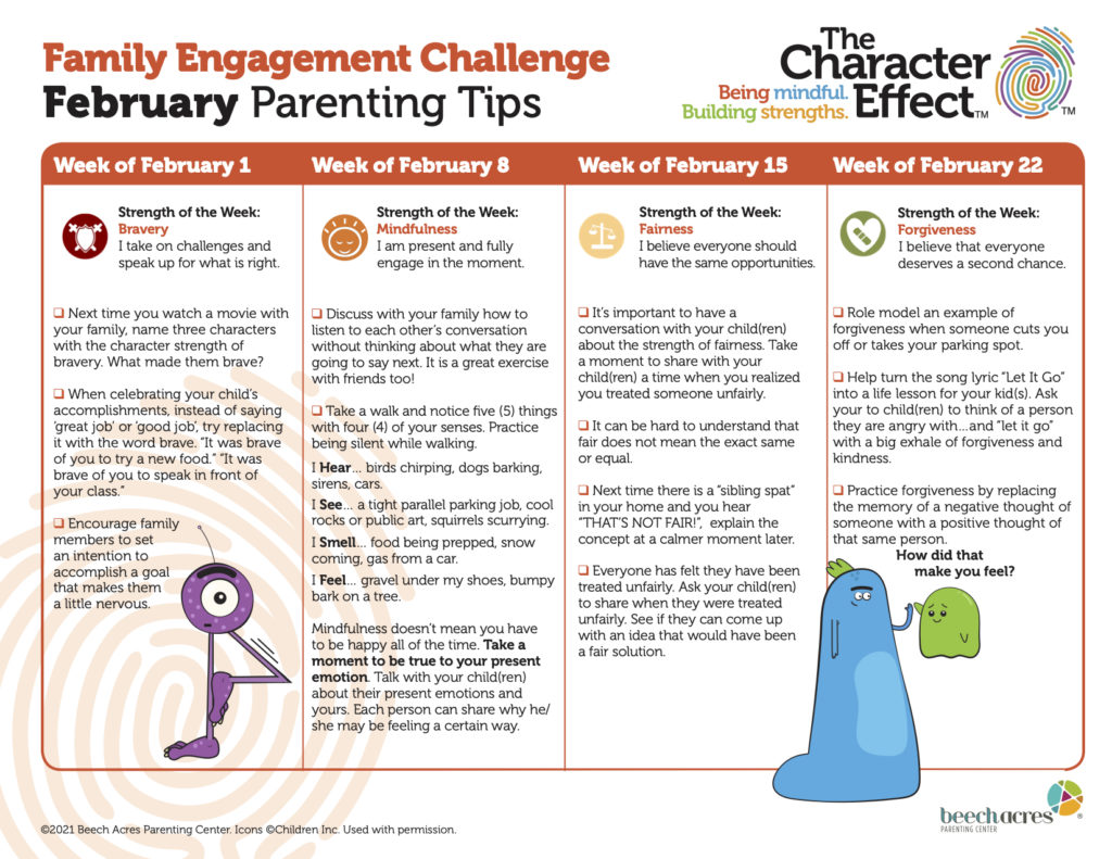 February Family Engagement Challenge