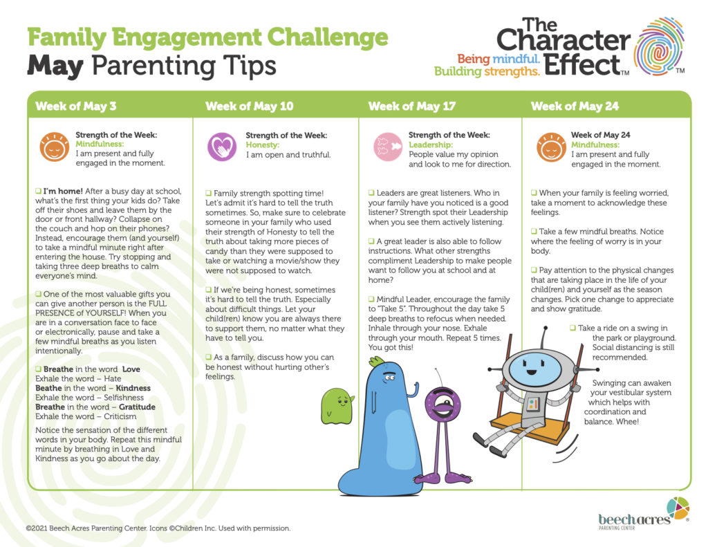 May 2021 Family Engagement Challenge